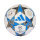 9. Piłka nożna adidas UCL Mini 25/26 League Stage biało-niebiesko-złota JP1544