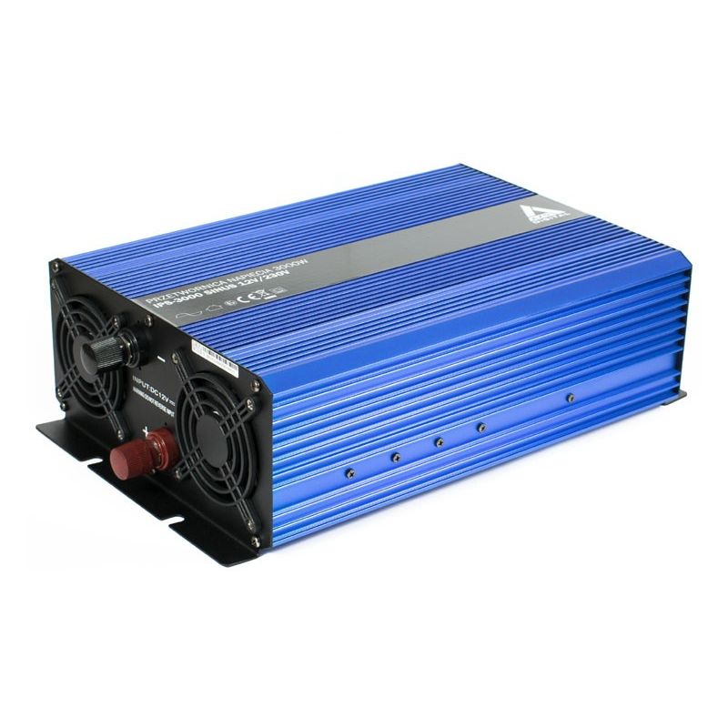 5. Przetwornica napięcia 12 VDC / 230 VAC SINUS IPS-3000S 3000W