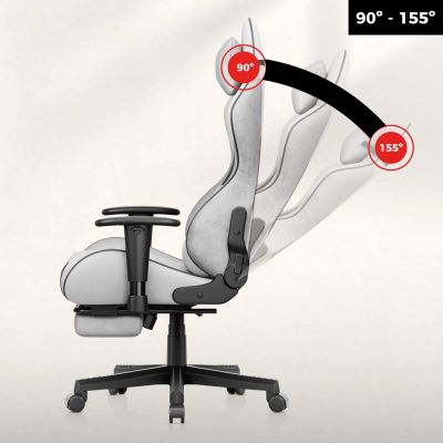 4. Fotel gamingowy Huzaro Force 5.7 Grey