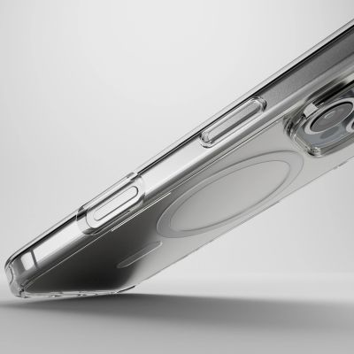 4. Etui silikonowe Puro Impact Clear D3O MagSafe do iPhone 16 Pro - przezroczyste