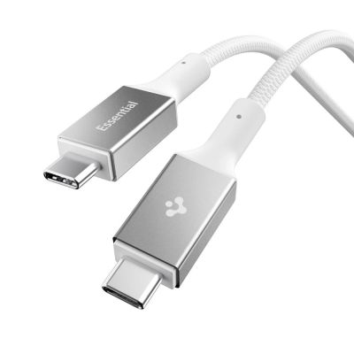Kabel Spigen Essential EB10015CC USB-C / USB-C 100W 150cm - biały