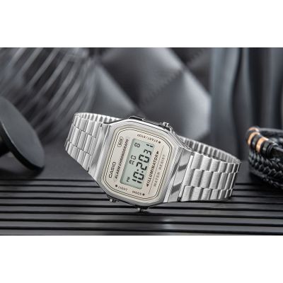 6. Zegarek Męski CASIO VINTAGE A168WA-8AYES + BOX
