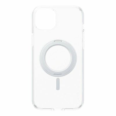 3. Etui CARE by PanzerGlass Kickstand Case MagSafe na iPhone 15 Plus - srebrne