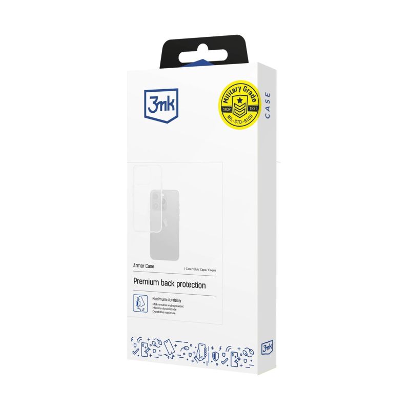 2. Etui 3mk Armor Case na Samsung Galaxy S21 FE 5G - przezroczyste