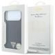 8. Etui Guess Kevlar Triangle Logo MagSafe na iPhone 17 Pro Max / 18 Pro Max - burgundowe
