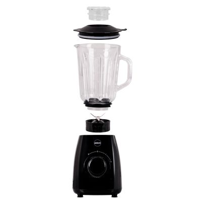 4. ELDOM BLENDER KIELICHOWY BK6 NOXAR 100W CZARNY 22000 OBR/NIN KIELICH 1,8 L ZE SZKŁA HARTOWANEGO DWA POZIOMY RĘDKOŚCI + PULSE