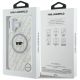8. Etui Karl Lagerfeld IML Karl Head Logo MagSafe na iPhone 16 - szare