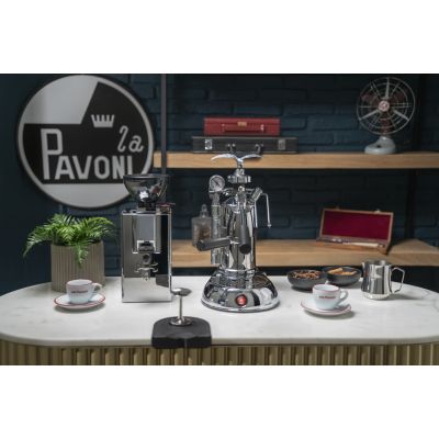 3. La Pavoni Ekspres do kawy Dźwignia ręczna Milano srebrny