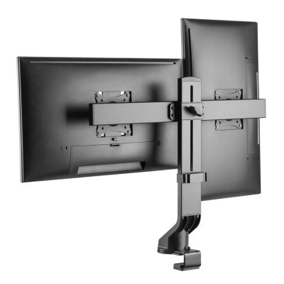5. Uchwyt na dwa monitory / podwójny 17"-27" 14kg Maclean MC-854 VESA 75x75 100x100 pasuje do MC-848 i MC-849