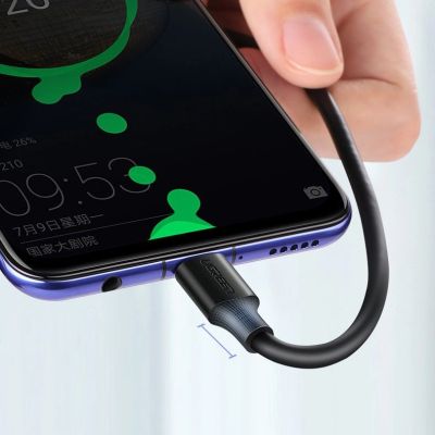 21. Kabel Ugreen US287 60117 USB-A / USB-C 3A 1.5m - czarny