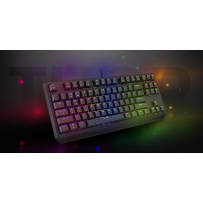 6. Klawiatura GENESIS Thor 230 TKL Gaming USB + RF Wireless + Bluetooth QWERTY Czarny
