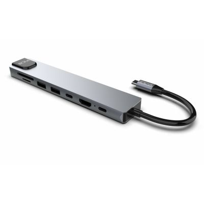 3. Inca ITPC-7T huby i koncentratory USB Type-C 1000 Mbit/s Aluminium