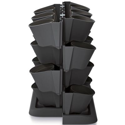 39. KWIETNIK OGRÓD WERTYKALNY STOJĄCY ANTRACYT