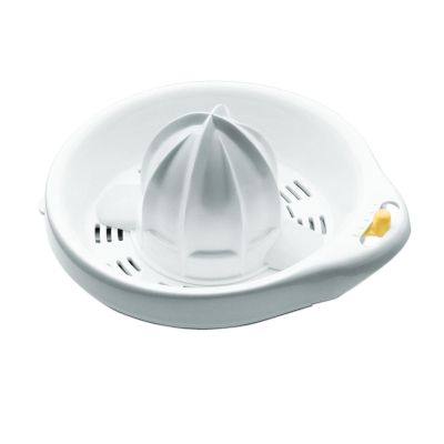 4. Philips Viva Collection Wyciskarka do cytrusów — 25W/0,6l/reg. il. miąższu/aut. zm. kier.