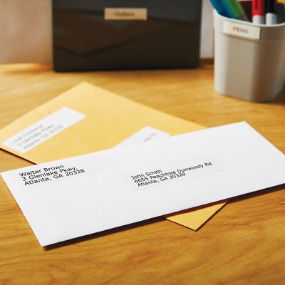 12. Adresówki advantage pack/12 rolka 13 etykiet 28x89 białe