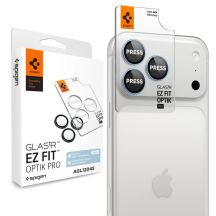 Szkło hartowane na aparat Spigen Optik Pro Glas.tR EZ Fit 2-Pack na iPhone 18 Pro / 18 Pro Max - jasnoniebieski