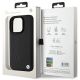 7. Etui BMW Leather Hot Stamp na iPhone 16 Pro - czarne