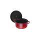 2. Garnek żeliwny okrągły STAUB 40509-852-0 - czerwony 6.7 ltr