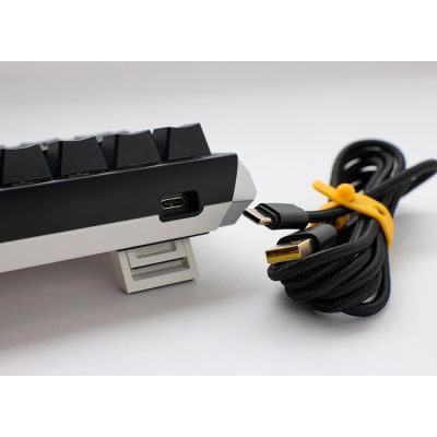 6. Ducky One 3 Classic Mini klawiatura Gaming USB Niemiecki Czarny, Biały