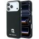 Etui Karl Lagerfeld Grained Karl Head Metal MagSafe na iPhone 18 Pro / 17 Pro - czarne