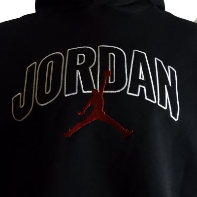 2. Bluza męska z kapturem Air Jordan Brooklyn Fleece Czarna - IB7241-010