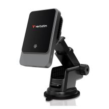 Verbatim Charge 'n' Drive Smartfon Czarny USB Bezprzewodowe ładowanie Szybkie ładowanie Automatyczna