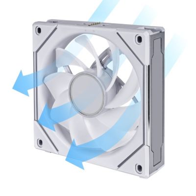 6. Lian Li UF-RSLIN120-1W system chłodzenia komputerów Obudowa komputera Wentylator 12 cm Biały 1 szt.