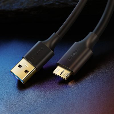 2. Kabel Ugreen US130 10843 USB-A 3.0 - micro USB-B 2m - czarny