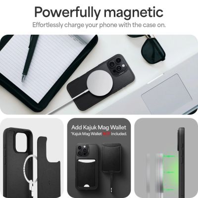 10. Etui Spigen Cyrill Kajuk na iPhone 16 Pro - czarne