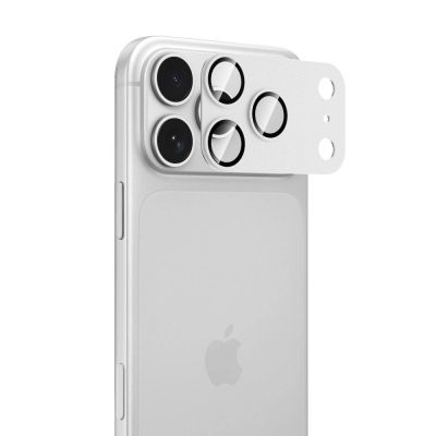 2. Szkło hartowane na aparat Tech-Protect Camfull Fit+ na iPhone 18 Pro Max - srebrne