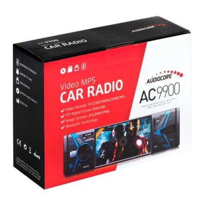 6. Radioodtwarzacz samochodowe AUDIOCORE AC9900 (USB, USB + AUX, USB + AUX + karty SD)