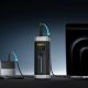 8. Powerbank Cuktech CUK00P23GLBK 210W 25000mAh Power Bank 2 x USB-C 1 x USB-A - czarny