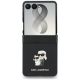 2. Etui Karl Lagerfeld Karl&Choupette Saffiano Pins na Samsung Galaxy Z Flip 8 - czarne