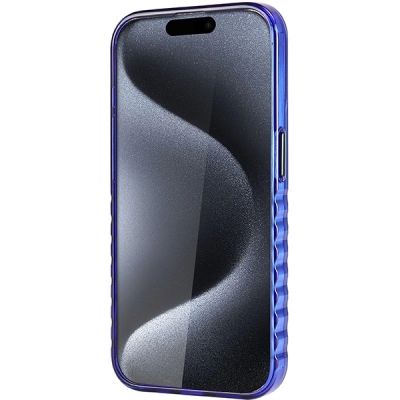 5. Etui Audi IML Big Logo MagSafe na iPhone 15 Pro Max - niebieskie