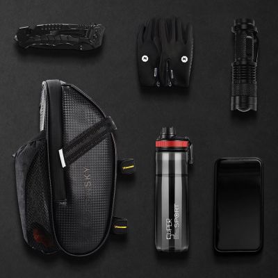 6. Wozinsky torba rowerowa pod siodełko 1,5 l czarny (WBB20BK)