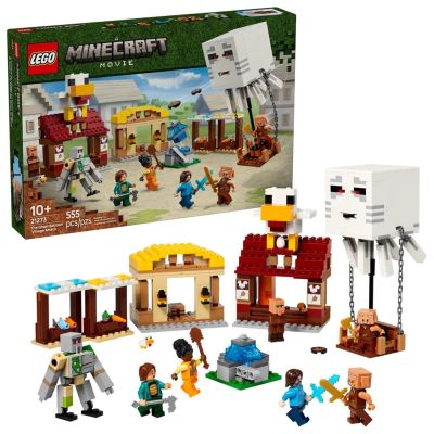 14. LEGO Minecraft 21273 Atak balonowego Ghasta na wioskę (WYPRZEDAŻ)