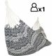 8. HAMAK OGRODOWY 1 OSOBOWY 200x100CM ETNO Z POKROWCEM 1063980