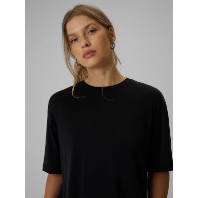 4. T-shirt loose z modalem damski 4F 4FRSS26TTSHF3630-20S