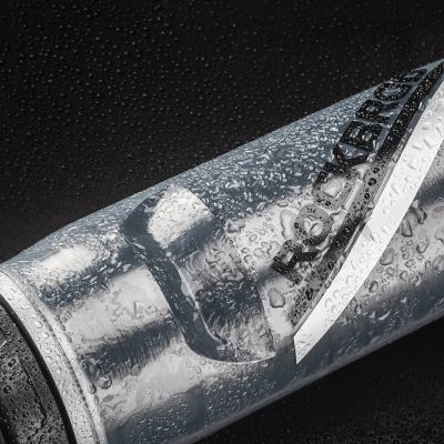 9. Bidon termiczny Rockbros rowerowy 620 ml bez BPA - gradient czarny