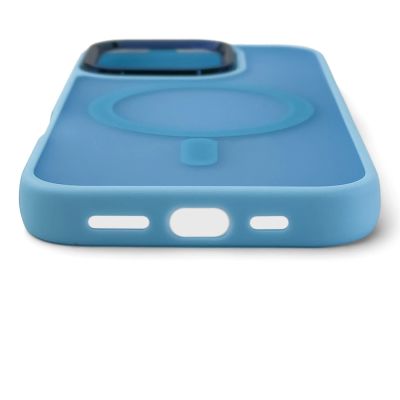 6. Etui Wozinsky Fashion Case z MagSafe na Samsung Galaxy S24 FE - niebieskie