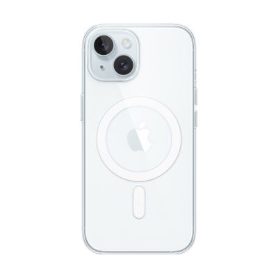 11. Apple - Obudowa tylna do telefonu komórkowego - Kompatybilna z MagSafe - Poliwęglan - Przezroczysta - do iPhone 15 (MXRK3ZM/A)