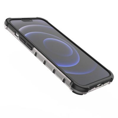 11. Honeycomb etui pancerny pokrowiec z żelową ramką iPhone 13 Pro zielony