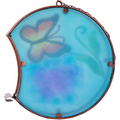 14. DEKORACJA OGRODOWA 22,5x8x22CM WITRAŻ WISZĄCY LAMPION