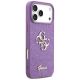 4. Etui Guess Fixed Glitter Big 4G na iPhone 17 Pro Max - fioletowe