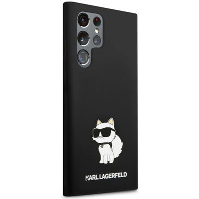 4. Etui Karl Lagerfeld Silicone Choupette na Samsung Galaxy S24 Ultra - czarne