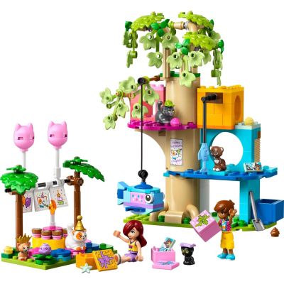3. LEGO Friends 42666 Kocie przyjęcie urodzinowe i domek na drzewie