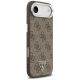 4. Etui Guess 4G Triangle Logo MagSafe na iPhone Air - brązowe