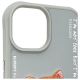 8. Etui Nimmy Glasses Cool Cat na iPhone 15 - szare