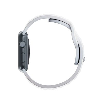 7. Pasek silikonowy 3mk Silicone Watch Strap do Apple Watch 42 / 44 / 45 / 49 mm - biały