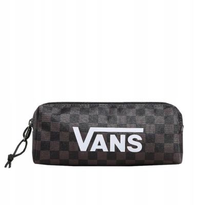 Piórnik szkolny saszetka Vans Old Skool Pencil Pouch Kratka Black/Charcoal - VN000H58BA51